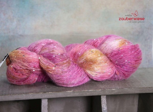 Beet, Pailletten Flauschgarn 390m, 100g