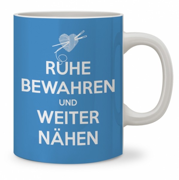 Ruhe bewahren und weiter Nähen