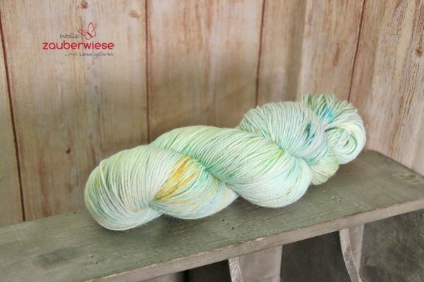 Strand Sprenkel, 4-fach Sockenwolle 400m, mulesingfrei