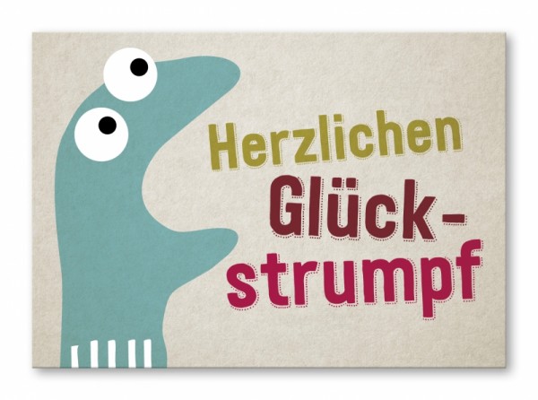 Herzlichen Glückstrumpf