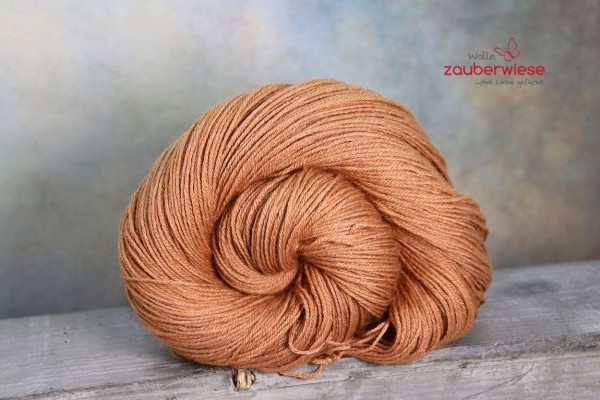 Rosenholz 2, 4-fach Sockenwolle 400m, mulesingfrei