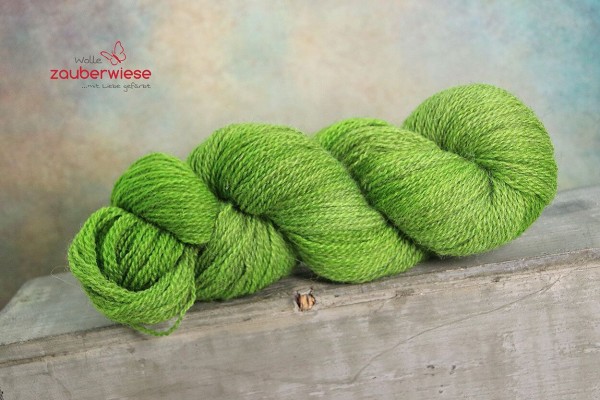 Irischgrün, Shetland, Blue Faced Leicester, Alpaka, 350m ohne superwash Ausrüstung, mulesingfrei 