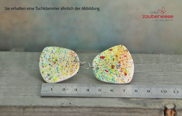 Tuchklammer gesprenkelt