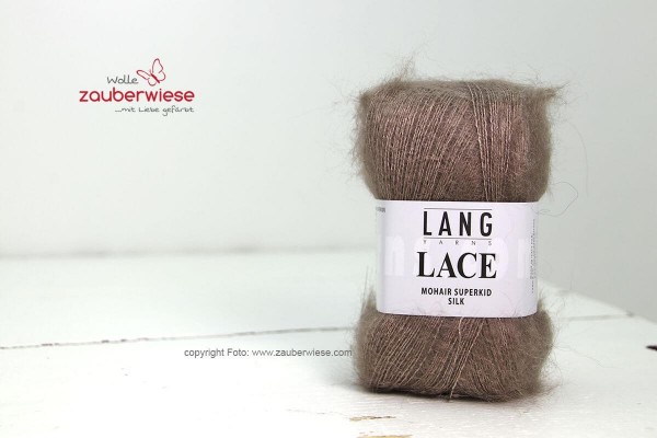 Lace dunkelbraun, 310m, 25g, kidM1240