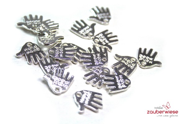 Hände handmade silber, 20 Stück