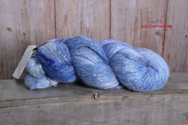Blick auf`s Meer, Pailletten Flauschgarn 390m, 100g