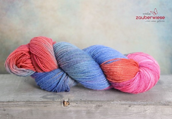 Abenddämmerung, 4-fach Sockenwolle 400m, mulesingfrei