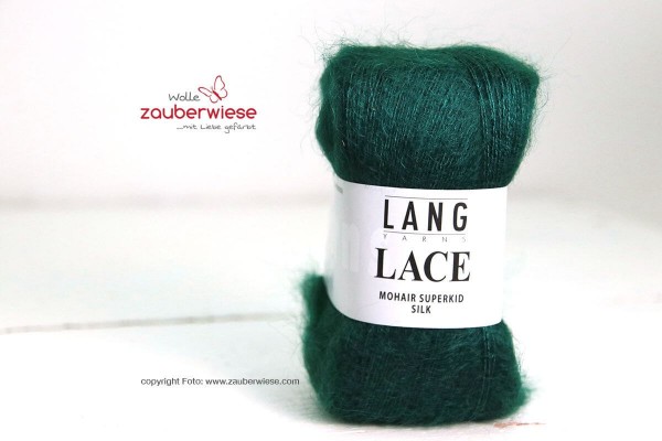 Lace dunkelgrün, 310m, 25g, kidM1240