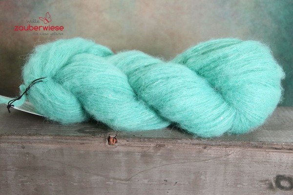 Himmelszelt, Baby Alpaka mit Merino, Seide und Pailetten