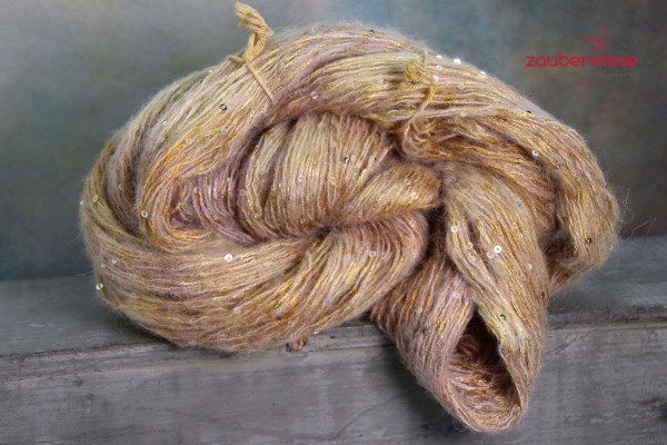 Mythe, Pailletten Flauschgarn 390m, 100g