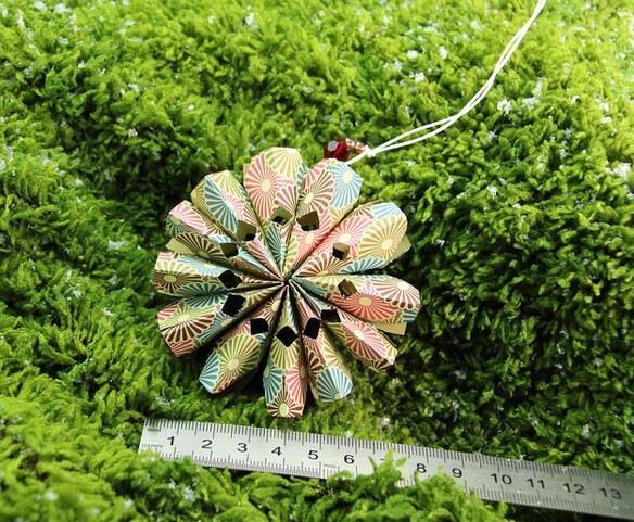 Papierstern Ornamente