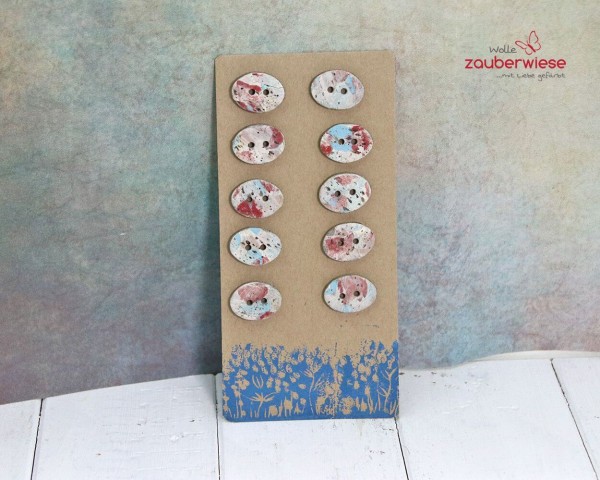 1 Set Keramik Knöpfe