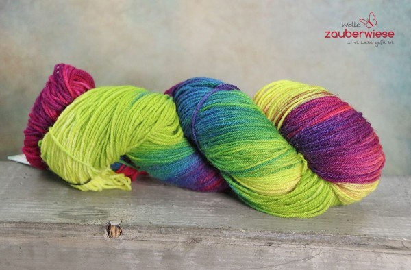 auffällig, 4-fach Sockenwolle 400m, mulesingfrei