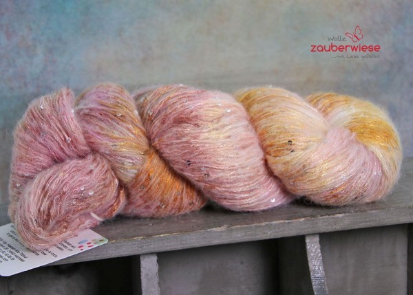 freundlich, Pailletten Flauschgarn 390m, 100g