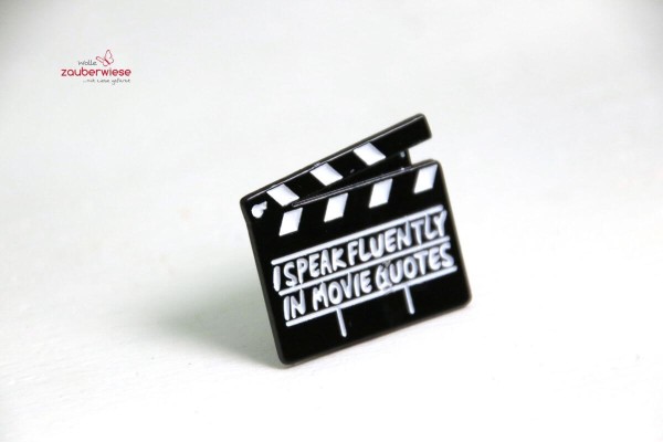 Emaille Pin I speak fluently in movie quotes