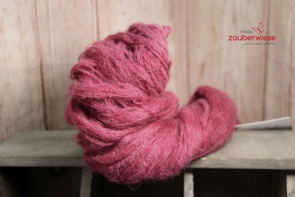 rote Trauben Alpaka Merino Seide Flausch