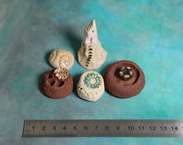 Handgemachte Tränkesteine für Insekten, 5 Stück