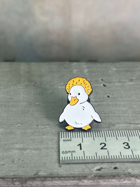 Emaille Pin Ente