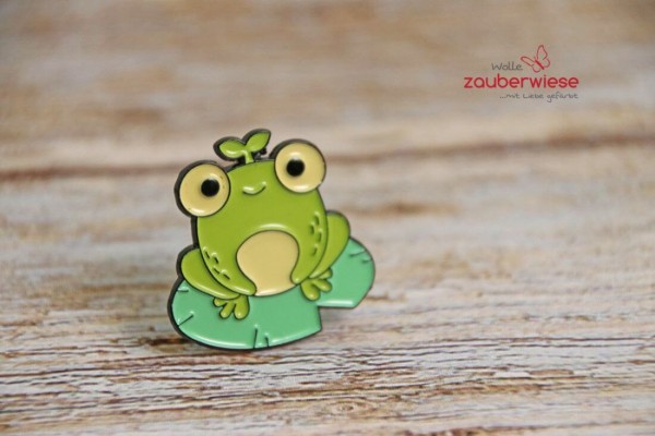Emaille Pin Frosch