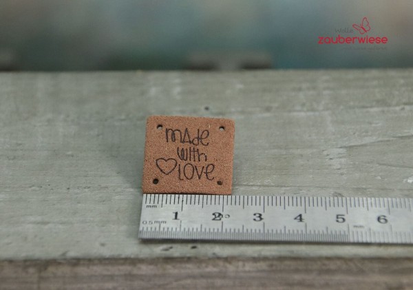Etikett handmade, braun