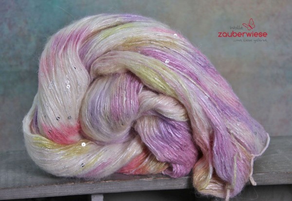 Elfenkleid, Pailletten Flauschgarn 390m, 100g
