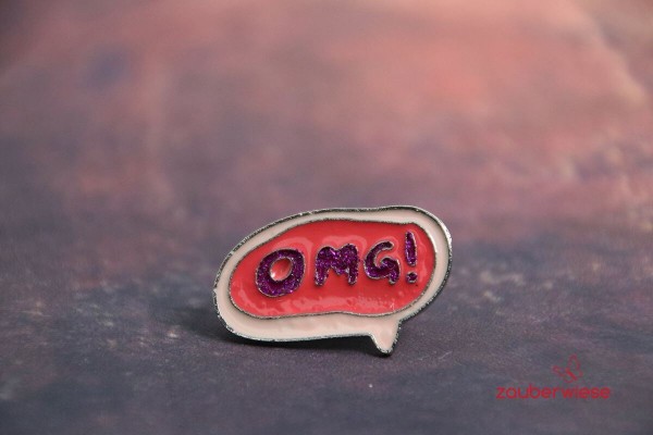 Emaille Pin OMG!