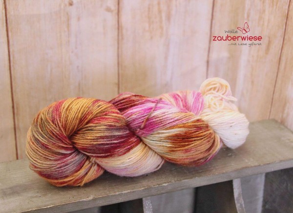 Prärieblumen, 4-fach Sockenwolle 400m, mulesingfrei