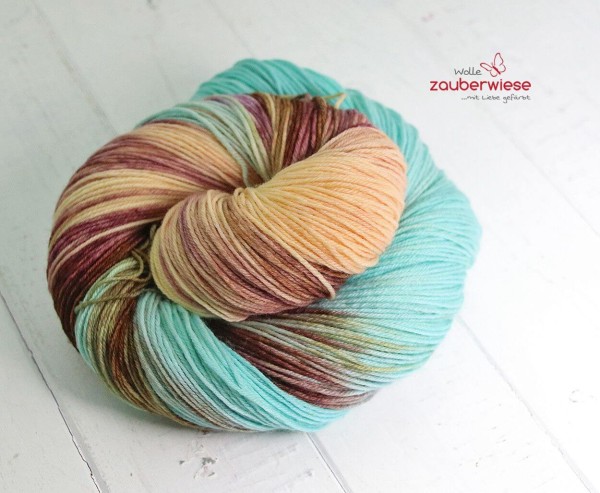 Kreation, 4-fach Sockenwolle 400m, mulesingfrei