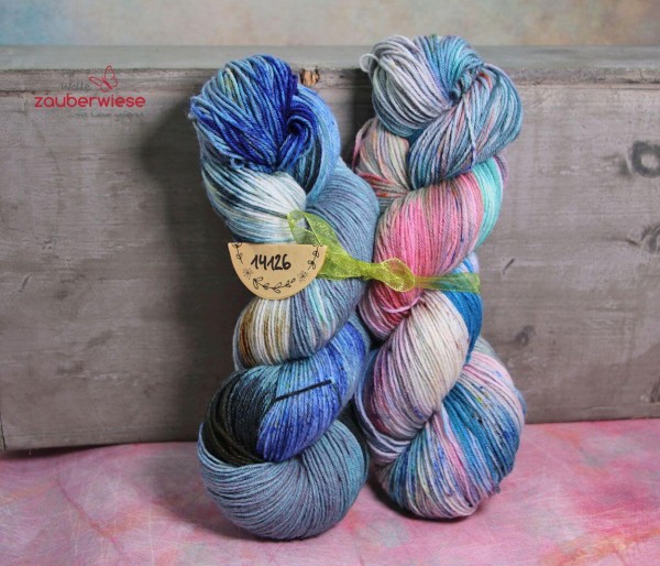 Unikat-Set, 4-fach Sockenwolle