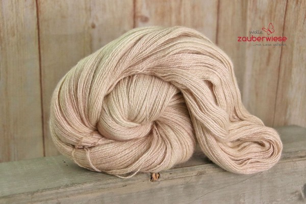 nuanciertes beige, Baumwolle Kaschmir 600m / 100g