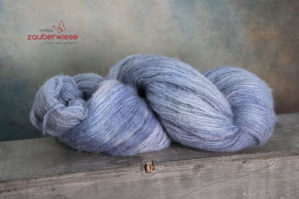helle Jeansnuancen Baby Alpaka Merino Seide Flausch