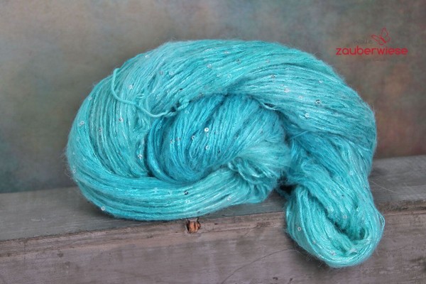 Glitzertraum, Pailletten Flauschgarn 390m, 100g