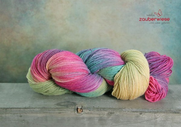 sorglos, 4-fach Sockenwolle 400m, mulesingfrei