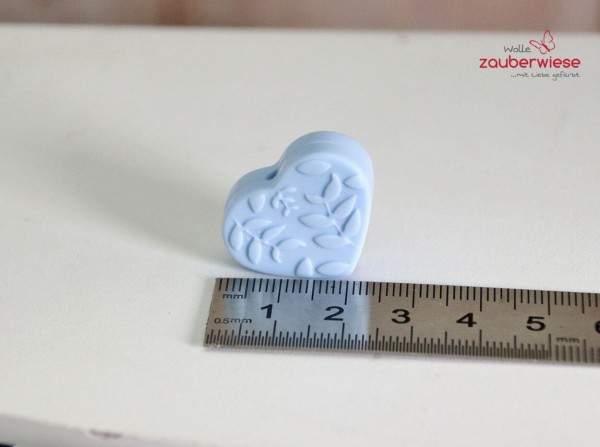 Nadelstopper Herz hellblau