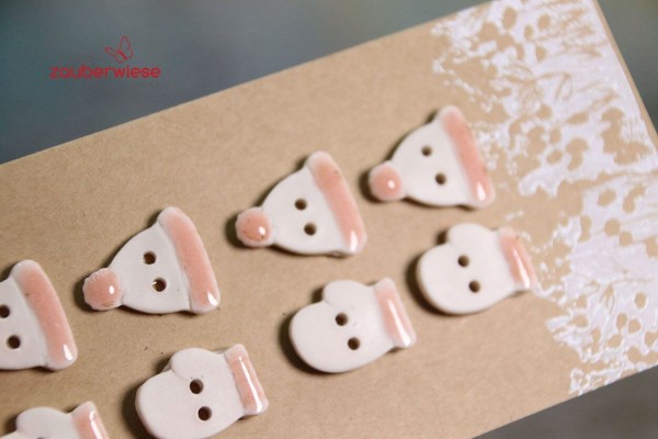 1 Set Keramik Knöpfe