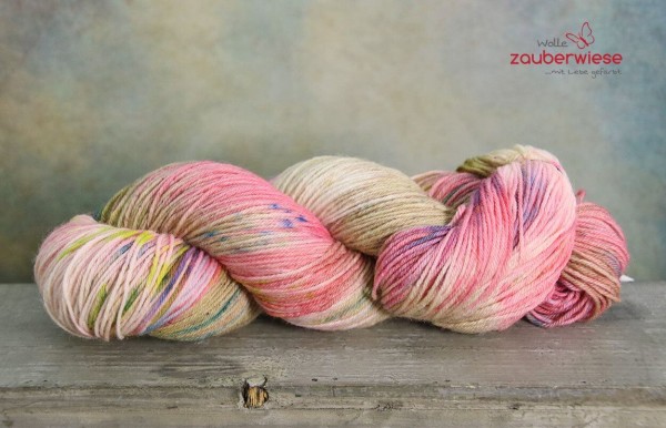 Trockenblumenkranz, 4-fach Sockenwolle 400m, mulesingfrei