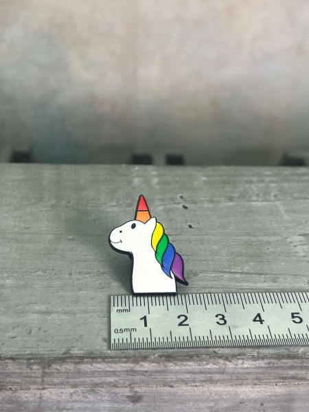 Emaille Pin Einhorn