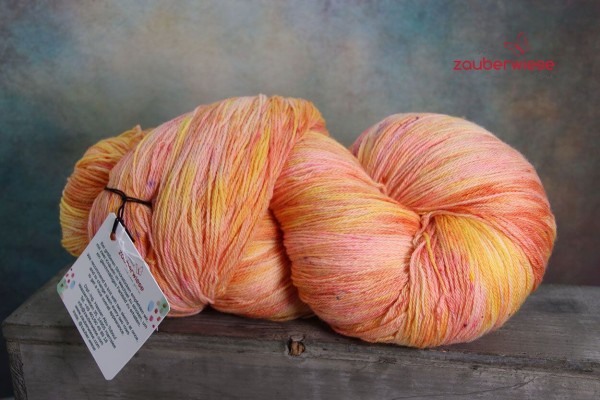 Orangenparfait, Merino non superwash 530m mulesingfrei