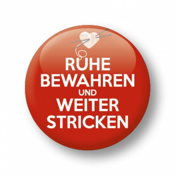 Ruhe bewahren und weiter Stricken