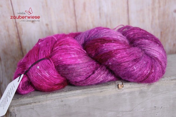 umwerfend, Pailletten Flauschgarn 390m, 100g