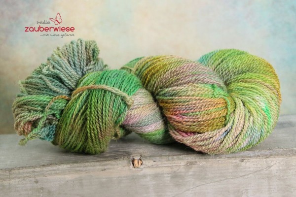 Waldfee, Shetland, Blue Faced Leicester, Alpaka, 350m ohne superwash Ausrüstung, mulesingfrei 