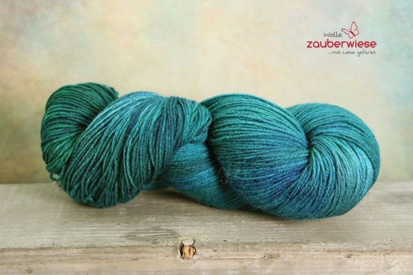 Petrolschön, Merino superwash 400m