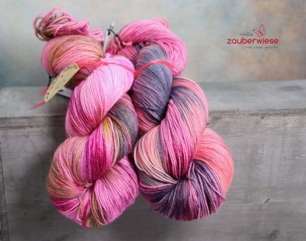 Unikat-Set, 4-fach Sockenwolle