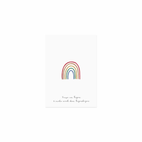 Postkarte Regenbogen