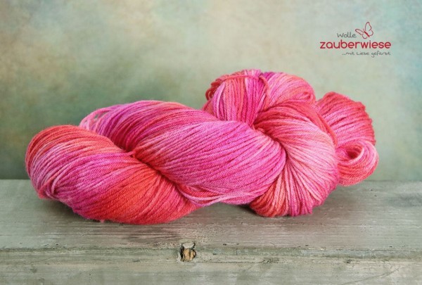 zuverlässig, 4-fach Sockenwolle 400m, mulesingfrei