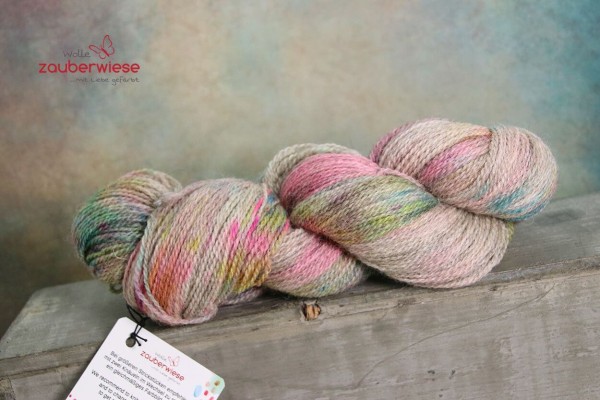 Gedankenflug, Shetland, Blue Faced Leicester, Alpaka, 350m ohne superwash Ausrüstung, mulesingfrei 